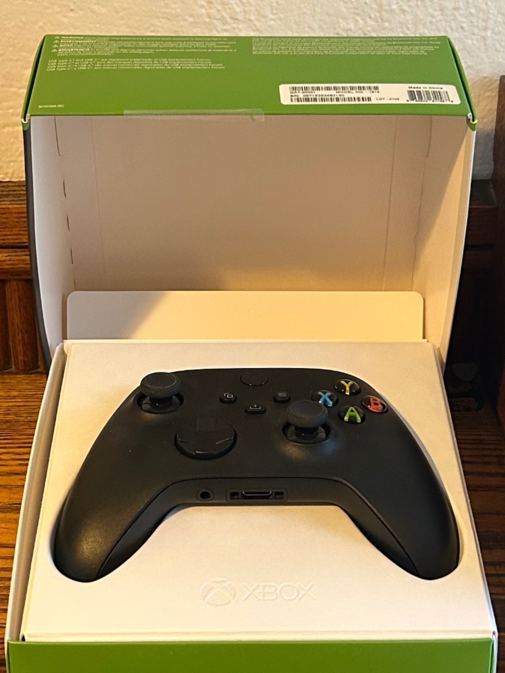 XBOX Carbon Black Wireless Controller